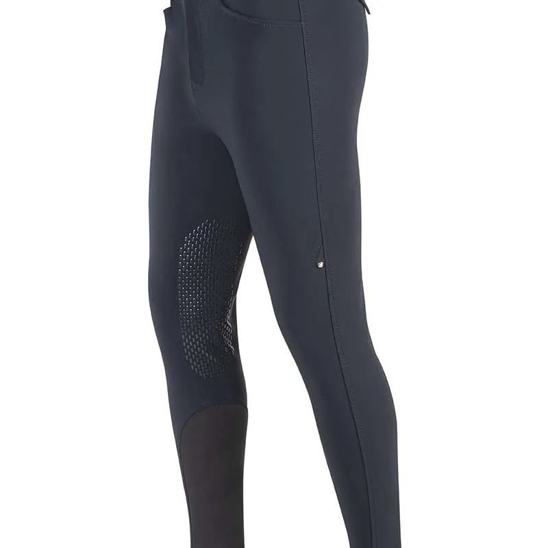 Equiline Albertk Mens Knee Grip Breech Navy-2